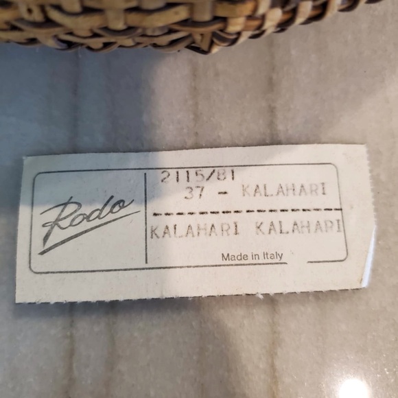 ⭐️Rodo Italy Vintage Wicker Clutch - Picture 9 of 10